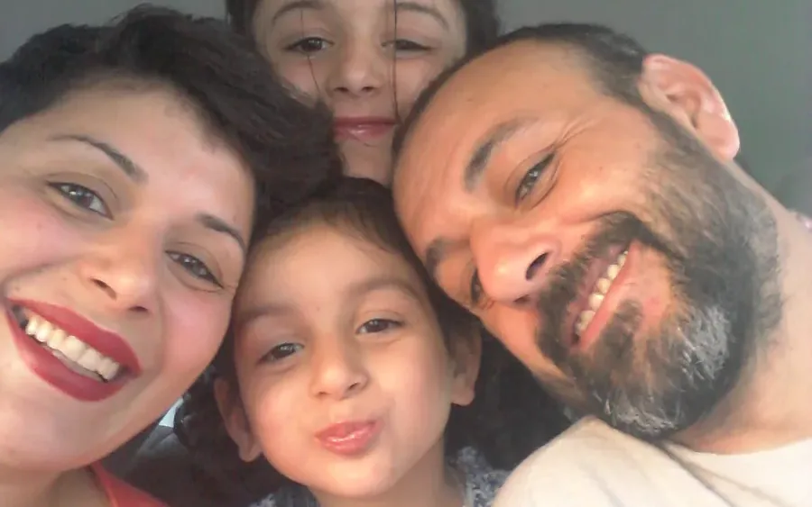 Alessandro in un momento familiare