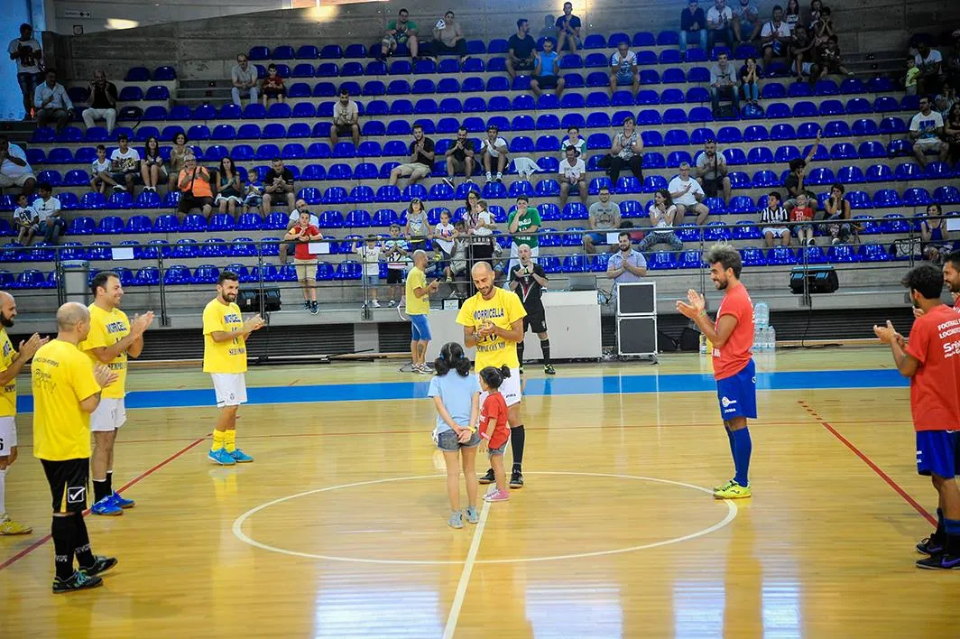 Un momento del torneo in memoria di Alessandro