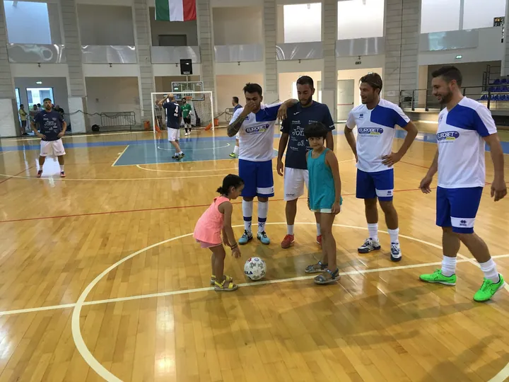 Un momento del torneo in memoria di Alessandro